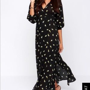 Maxi wrap dress